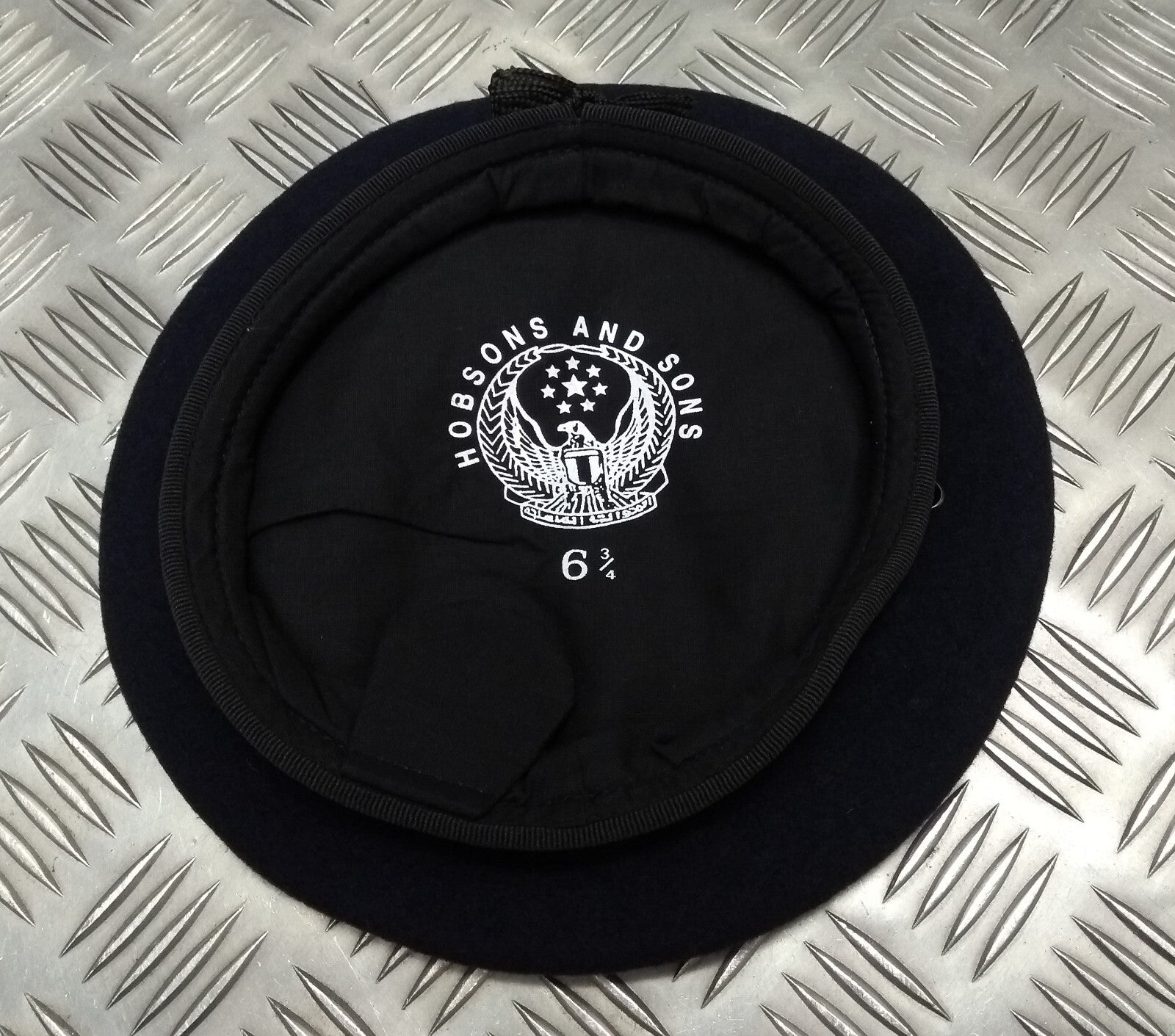 Abu Dhabi Beret Dark Blue Hobson of England Lined Wool Uniform Cap New Old Stock