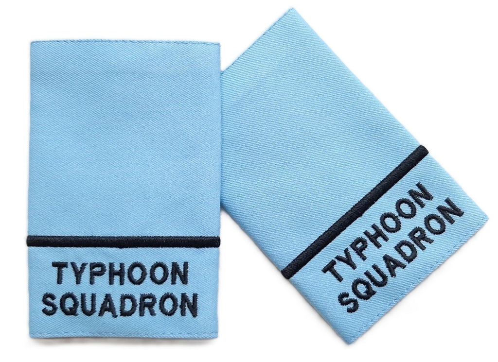 Typhoon Squadron Slide MTP RAF Royal Air Force Blue Shoulder Slider 1 Bar