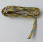 Genuine Issue Tubular Ceremonial Sky Blue on Gold 6mm Braid 6 Flecks 2M