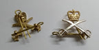 RAPTC Collar Dogs Army Physical Training Corps Metal Badges Split Pin