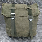 Vintage Military Issue Heavy Duty Canvas Back Pack Pannier Side Bag