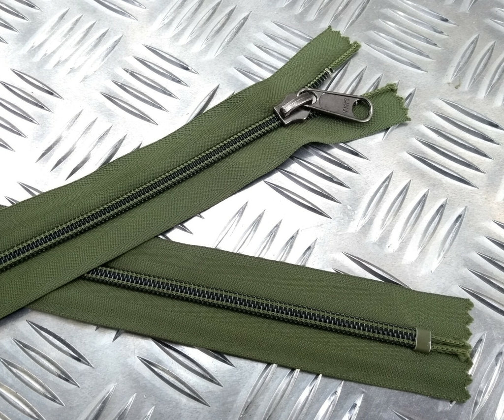 Genuine British YKK 152cm Closed End Green Heavy Duty Zip Zipper