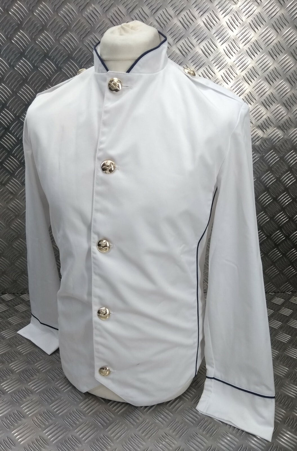 Stewards Jacket White RAF Royal Air Force Pattern No Buttons Assorted Sizes - NEW