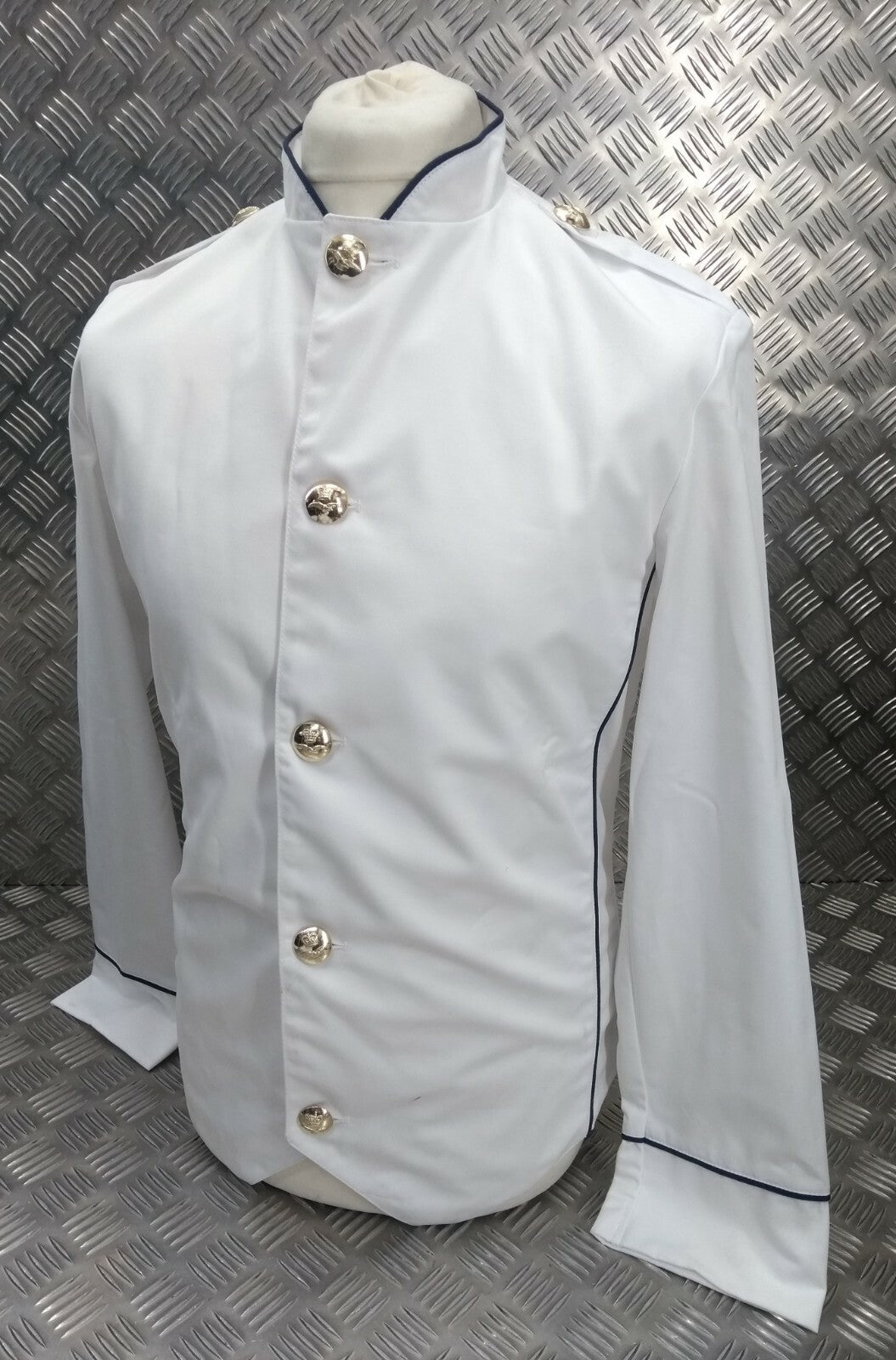 Stewards Jacket White RAF Royal Air Force Pattern No Buttons Assorted Sizes - NEW