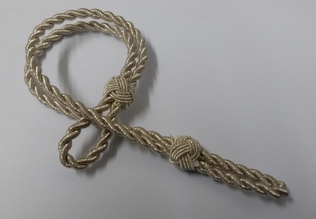 Hat Cord Silver Twisted Issue Ceremonial Officer's Dress Cap Made in UK