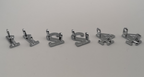 Shoulder & Collar Numbers 1  2  4 Pair Each