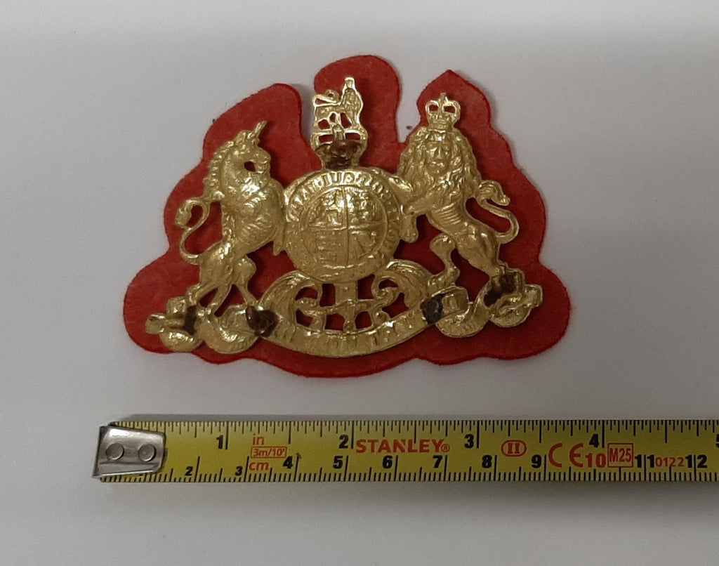 HCav Large Badge Coat of Arms / General Service with Scarlet Felt