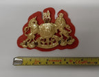 HCav Large Badge Coat of Arms / General Service with Scarlet Felt
