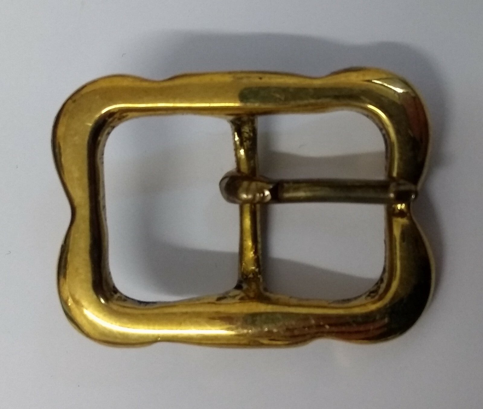 Genuine British Army Horse Guards & H Cav Brass 7/8" Bridle Crown Buckle STD100