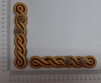 Officers Shoulder Cords British Made 2 Ply Cord Army Pattern Gold with Maroon