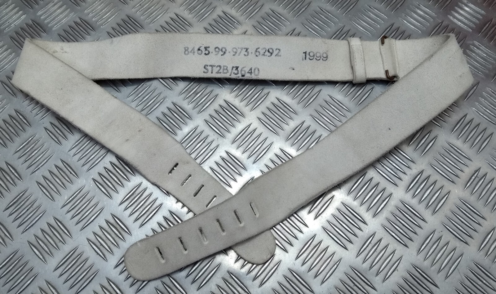 No7 Belt Buff Leather British Davison HCav Incomplete