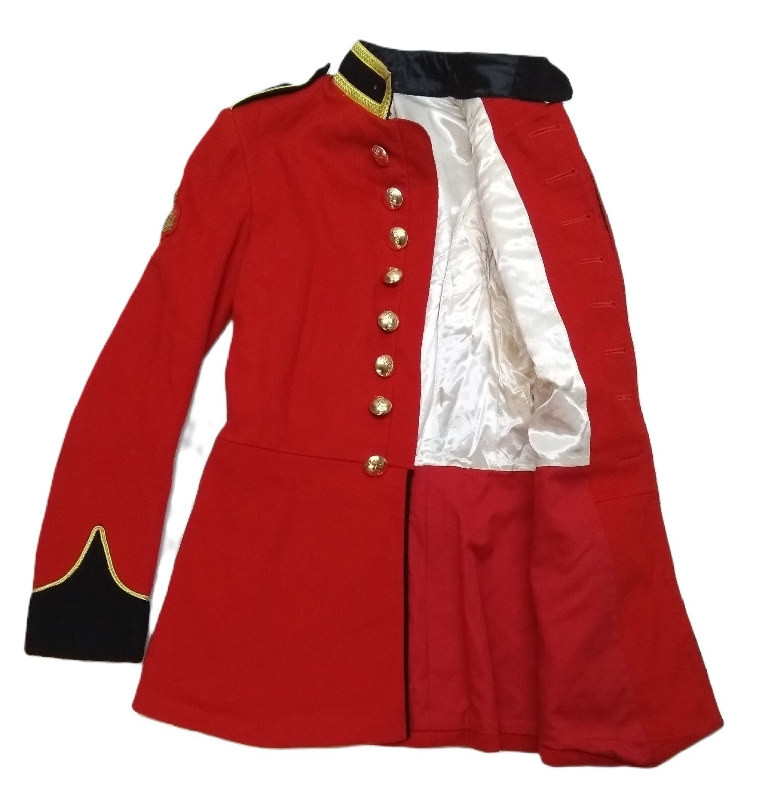 British Army Red Tunic Bands Ceremonial Style Jacket Royal Signals