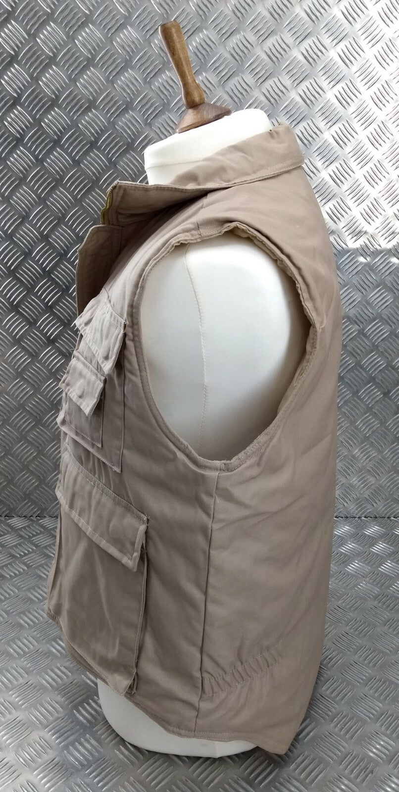 Hunters Action Vest Desert Sand/Beige Tactical Fishing Body Warmer