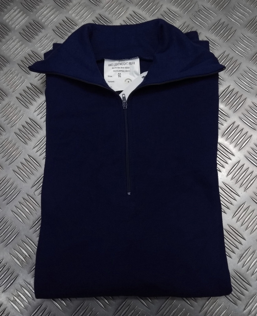 RN FR Norgi Flame Retardant Lightweight Zip Neck Top Royal Navy Issue 92cm