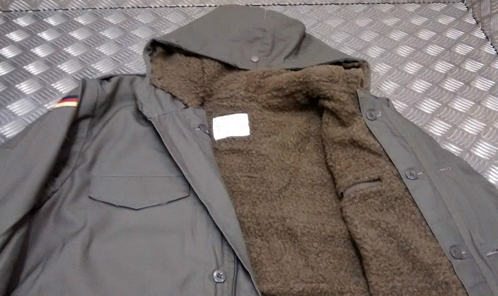German Military Style Parka Fully Lined Green NEW