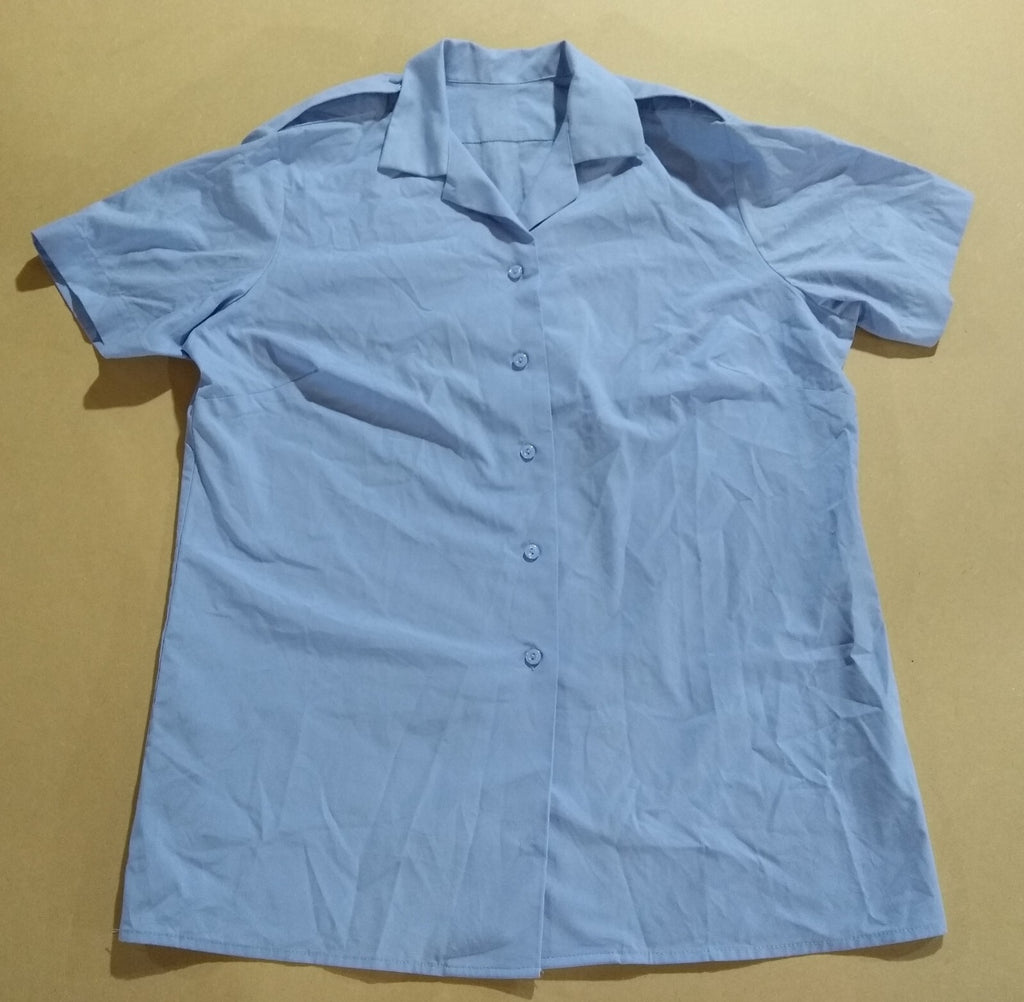 WRAF / RAF Royal Air Force Blouse Short Sleeve Female Shirt Light Blue Royal Air Force Pattern Grade 1