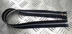 YKK 56cm Open End Zip Zipper Stealth Black