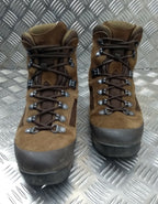 ITURRI Army Style Boots Hi Liability Combat / Patrol Brown Suede