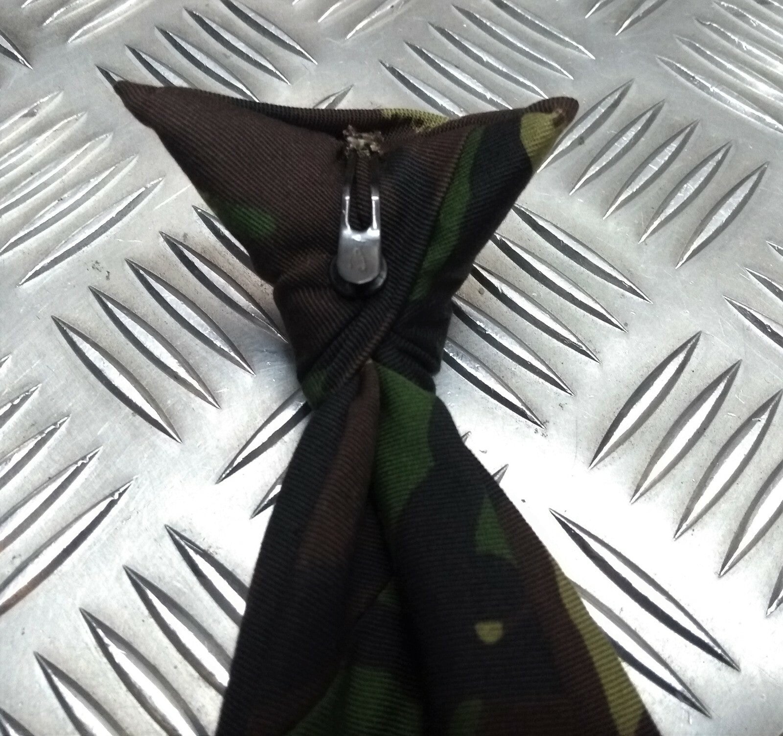 DPM Camouflage Tie Clip on Necktie Woodland Camo Made In Great Britain - NEW