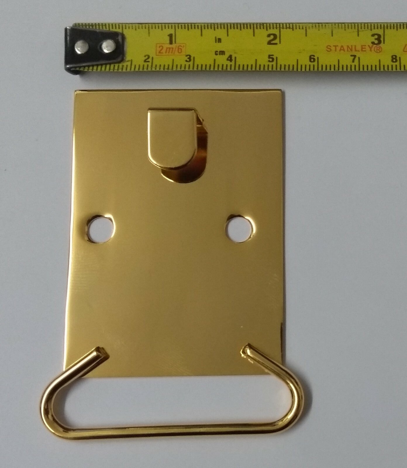 Genuine British 2" Hi Sheen Gilt Plate Buckle Set No Insignia
