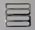 Genuine British Chrome Stable & Parade Belt Sliders Adjusters x2 STD233