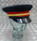 Abu Dhabi Hat UAE Insignia Buttons & Black Chinstrap Officers Hat No Badge 56cm