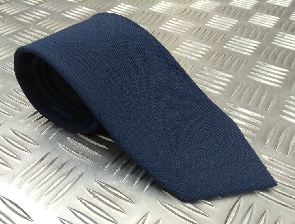 Plain Navy / Royal Blue Neck Tie British Made NEW