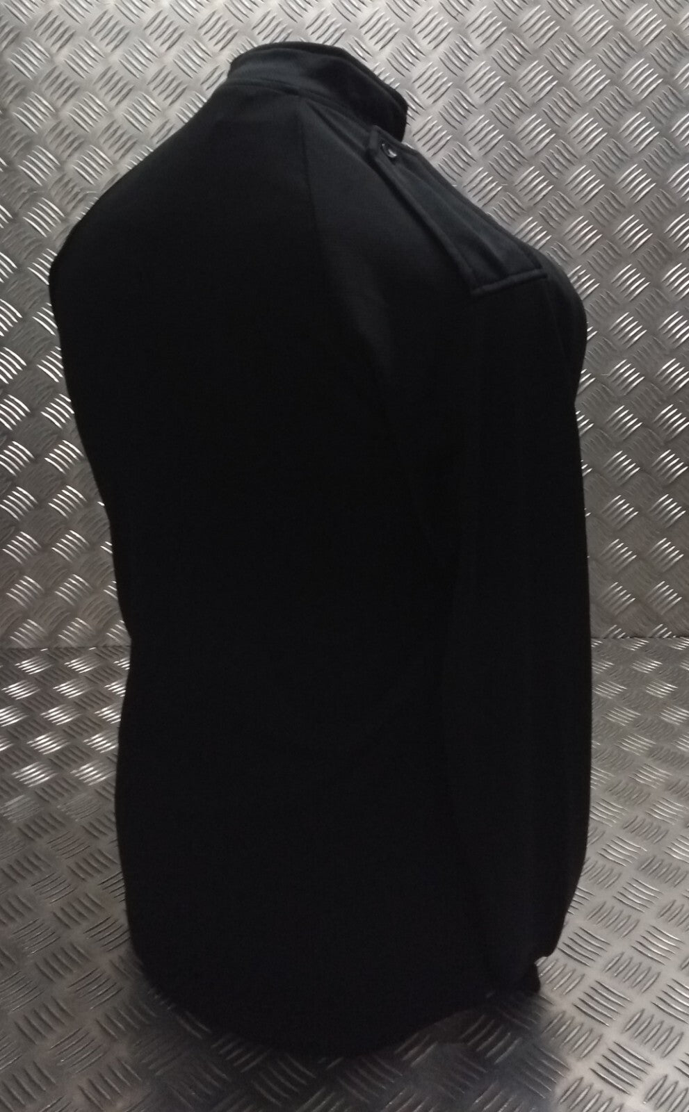 Black Technical Delta Stealth Self Wicking Technical Activewear Top Long Sleeve