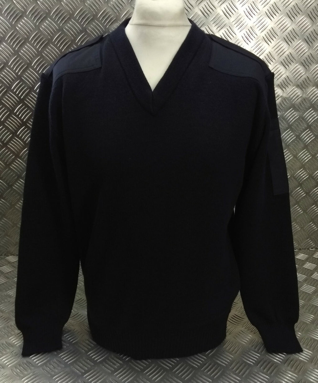 Genuine British Forces Specification Navy V Neck Uniform Pullover XX Large