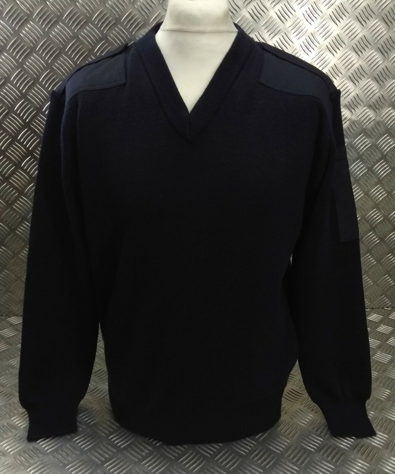 Genuine British Forces Specification Navy V Neck Uniform Pullover XX Large