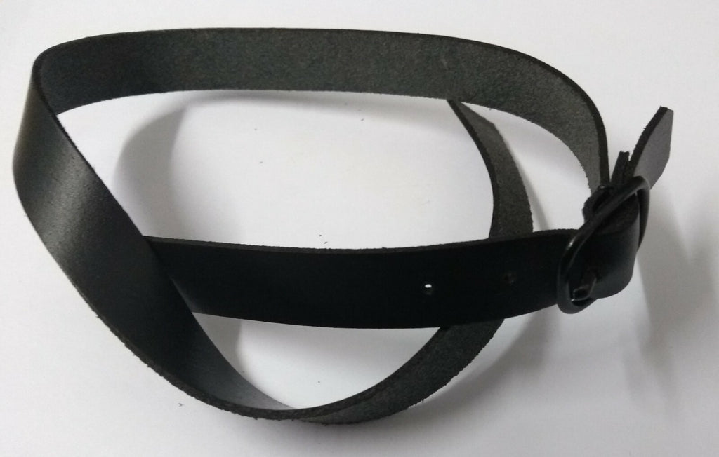 Genuine British Army Issue RHA Royal Horse Artillery 5/8" Leather Cap Strap