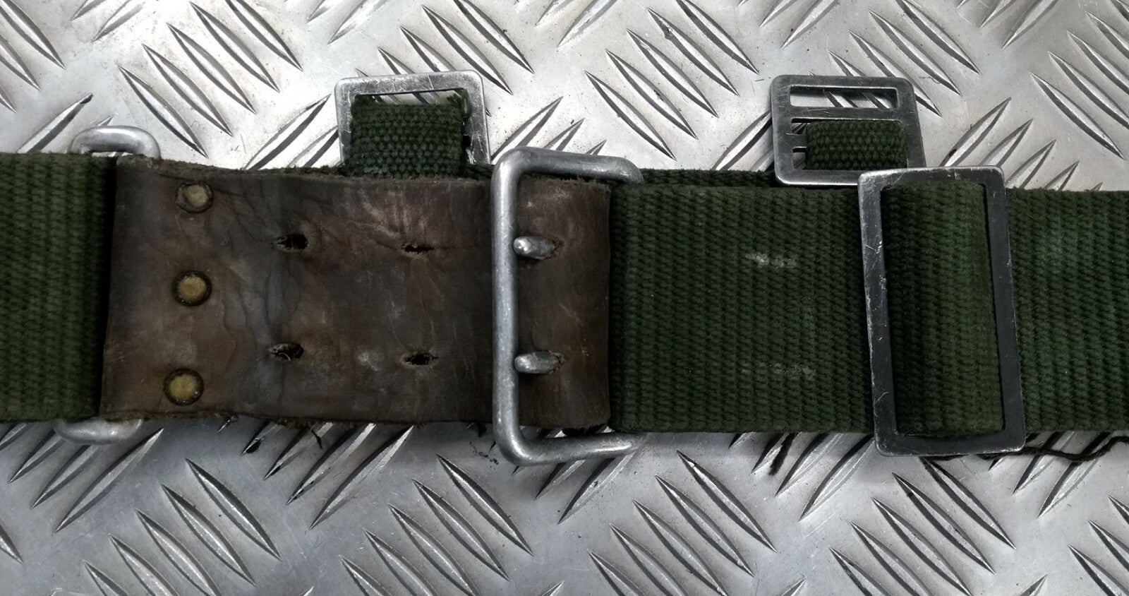 M39 Belt & Harness WW2 Pattern Heavy Canvas Vintage Army Webbing