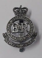 British Hat Badge RMAS BLK1