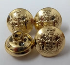 Jamaica Cap / Shirt Buttons 14mm UK Made ASBT151 X4
