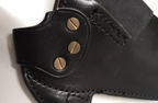 Price Western Leather Ruger Speed 6 Black Holster with Harness Shoulder Strap