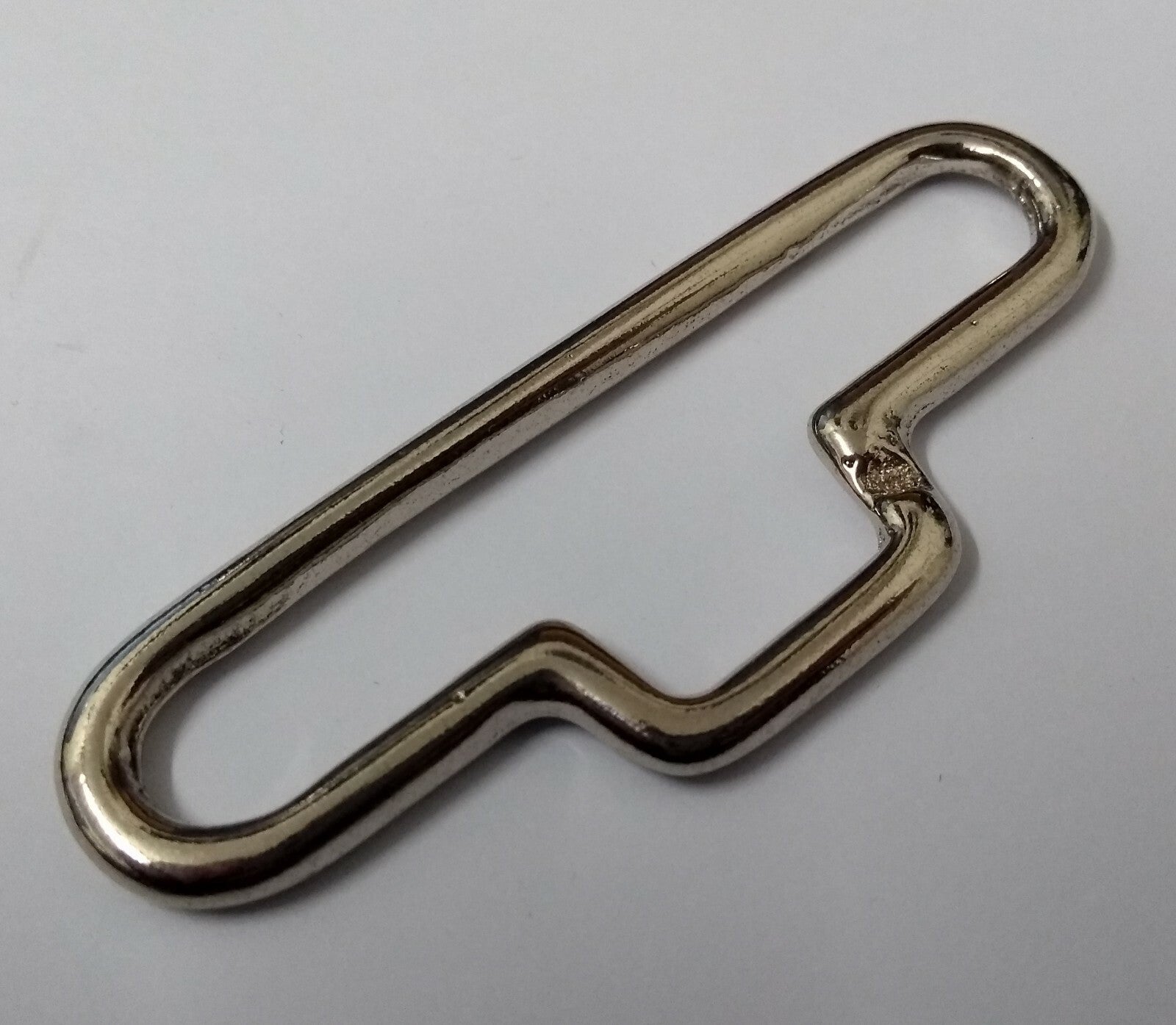 Genuine Issue Belt Chrome Buckle Retainer Female Catch Side