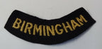 Vintage & Civil Defence Birmingham Shoulder Flash