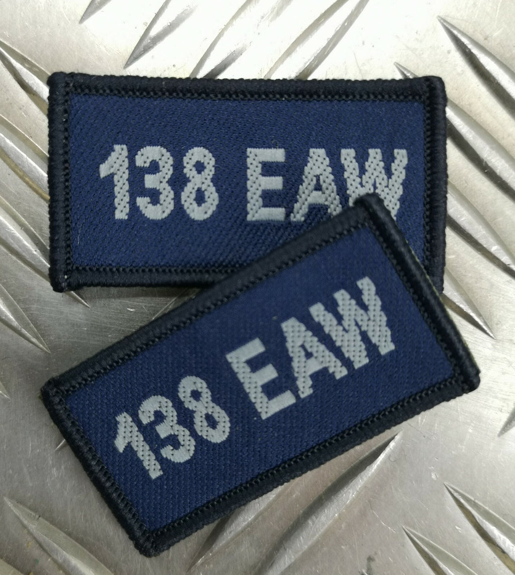 Air Force 138 EAW (Expeditionary Air Wing) RAF Royal Air Force TRF Badges 1 Pair