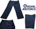 Vintage Trousers RAF Royal Air Force Dress Old Pattern Air Force Blue Grey Colour Waist 42"