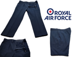 Vintage Trousers RAF Royal Air Force Dress Old Pattern Air Force Blue Grey Colour Waist 42"