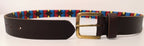 British Army Royal Artillery RA Leather Polo Belt with Brass Buckle Militaria