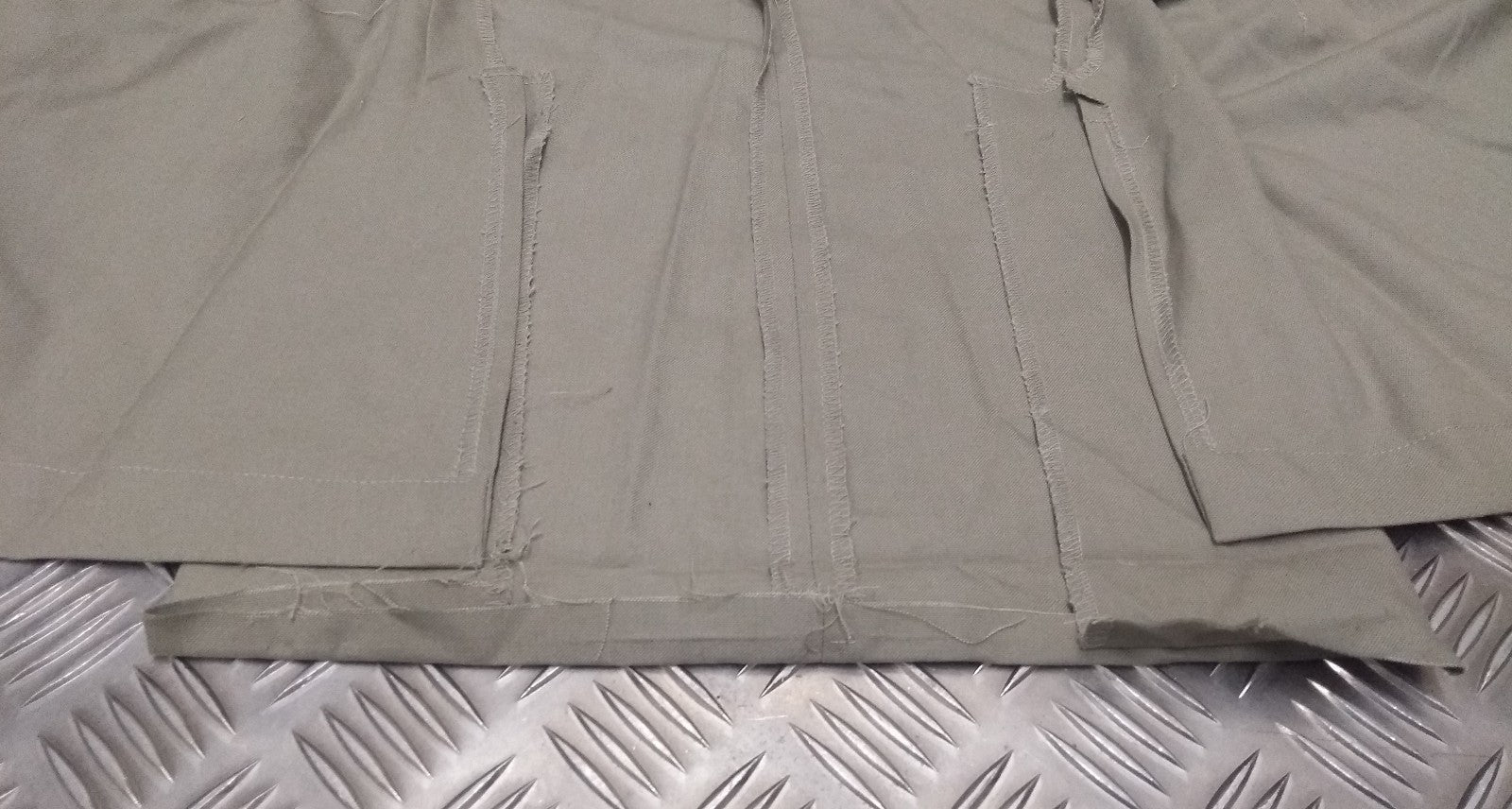 British Army No6 Jacket Dress / Tropical Jungle / No Buttons & Open Seam