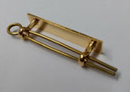 Genuine British Standard Issue Gold Coloured Plain Metal Rank Bar