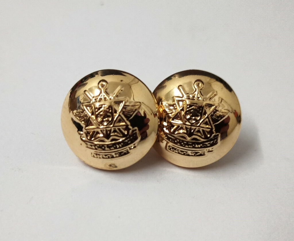 Trinidad and Tobago Ringed 12mm X 10 Buttons V5X