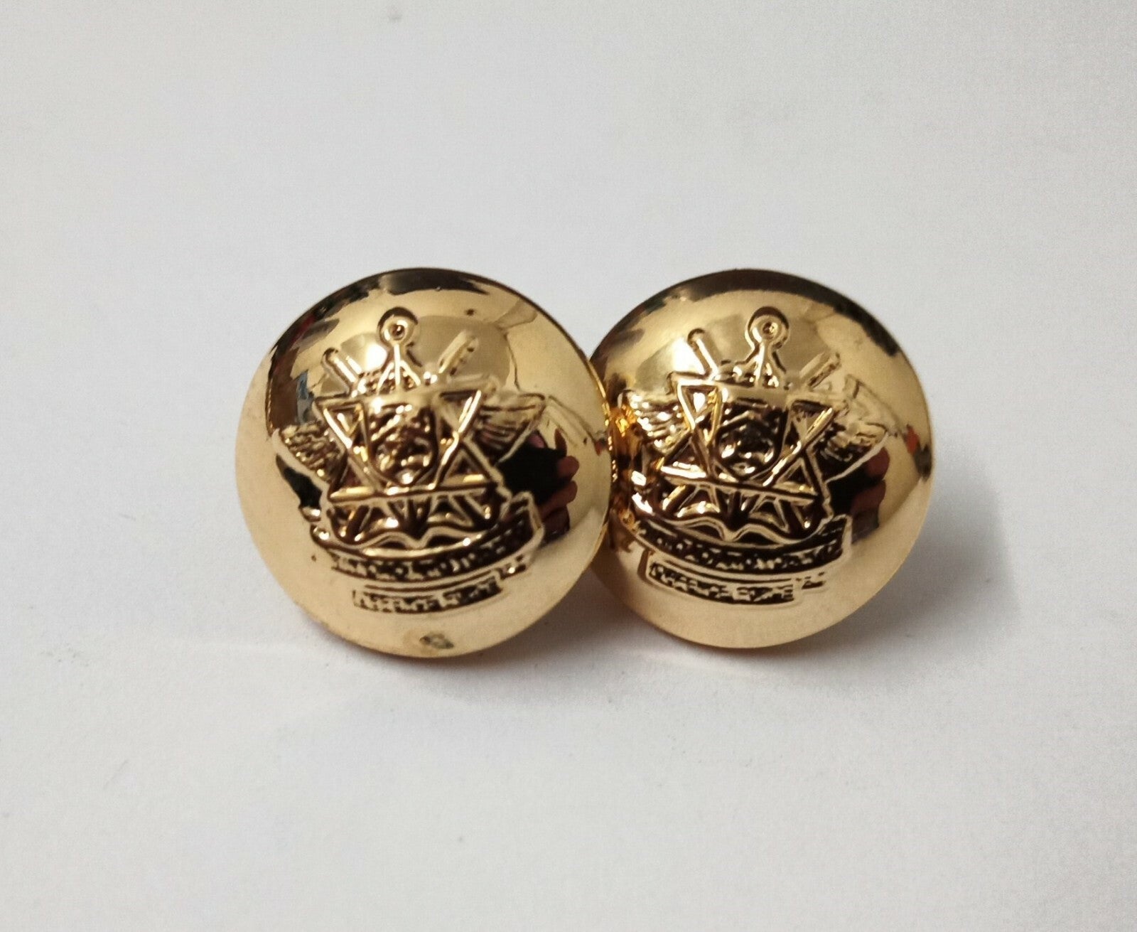 Trinidad and Tobago Ringed 12mm X 10 Buttons V5X