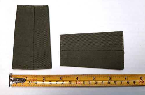 AAC Shoulder Slides British Army Old Pattern Olive Drab Sliders 2nd Lieutenant