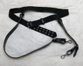 Belt The Rifles Regt Black Ceremonial Waist Belt With Kicking Straps