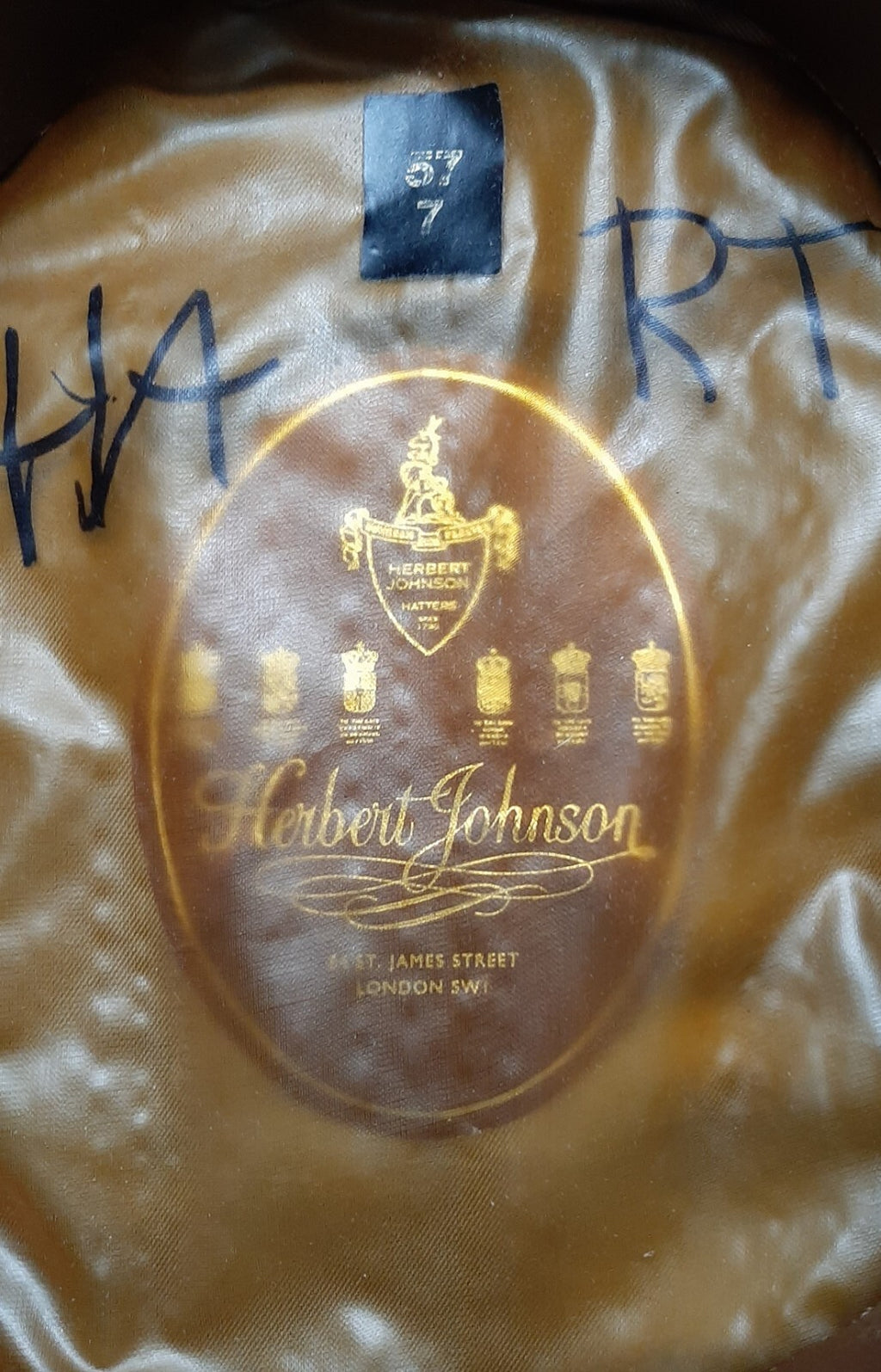 No1 Dress Hat Old Pattern British Army AGC Insignia Herbert Johnson Size 57cm