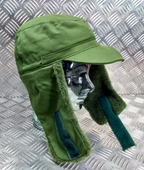 Swedish OD Green Cold Weather Dog Trapper Hat 57cm - NEW