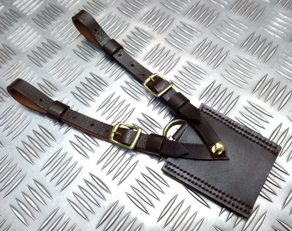 Sword Frog Ceremonial & Parade Sam Browne Leather With Brass Fitment